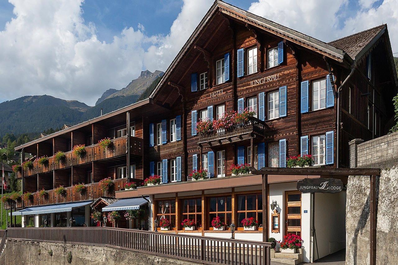 Jungfrau Lodge, Swiss Mountain Hotel Grindelwald Exterior photo