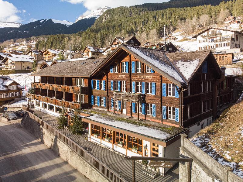 Jungfrau Lodge, Swiss Mountain Hotel Grindelwald Exterior photo